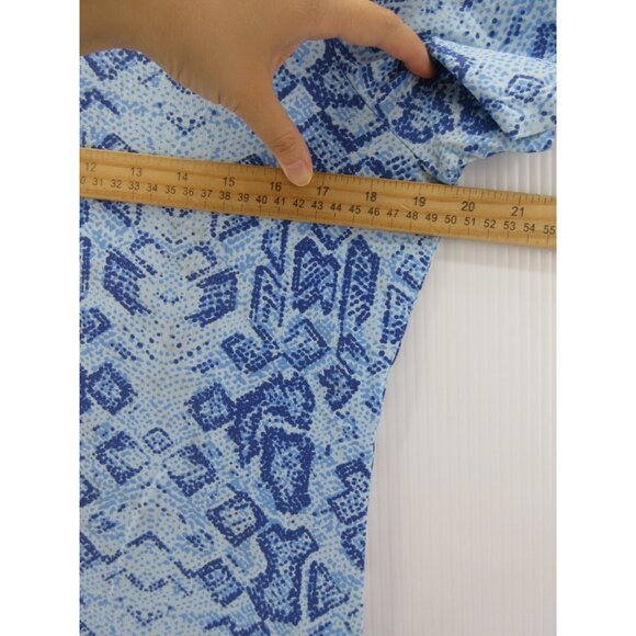 Ibkul Top Medium Golf Performance Shirt 1/4 Zip Geometric Active * - Picture 6 of 12